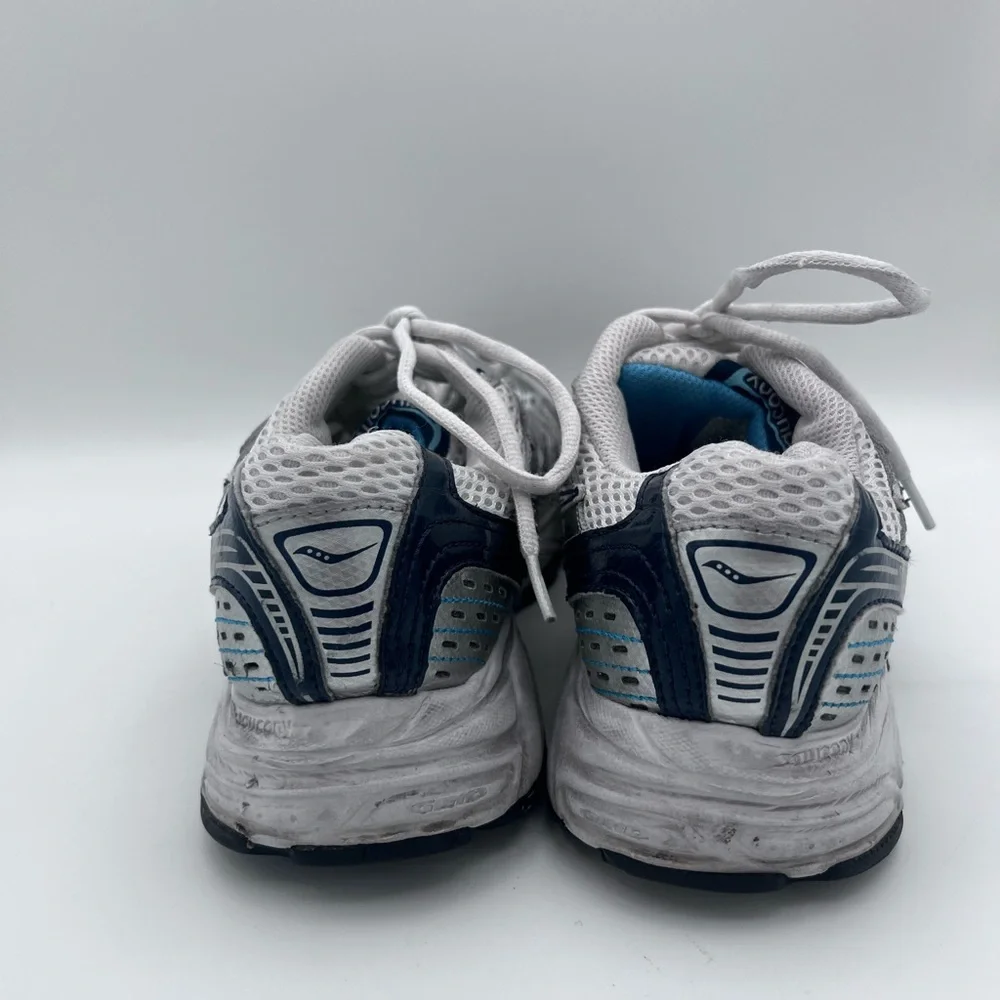 Women's Saucony Oasis Grid Sneakers Running Shoes Size 9.5‎ Silver Blue